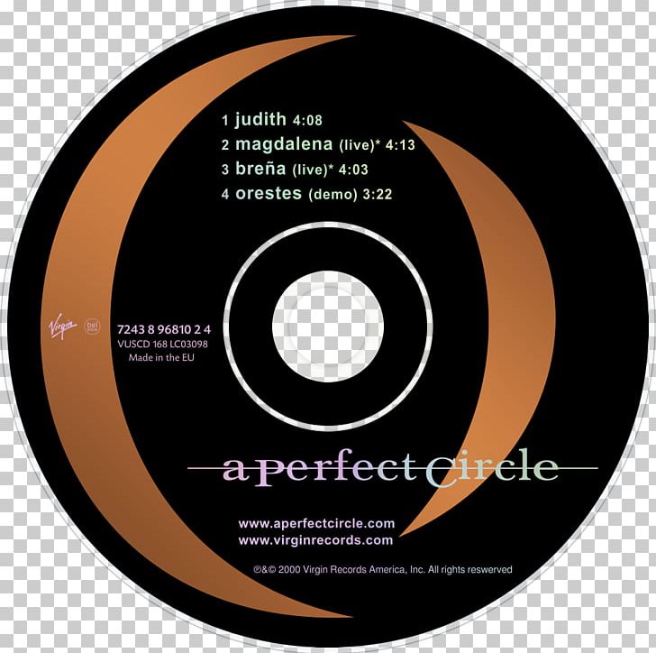 Compact Disc A Perfect Circle Judith AMOTION Mer De Noms PNG, Clipart, Brand, Circle, Compact Disc, Data Storage Device, Dvd Free PNG Download