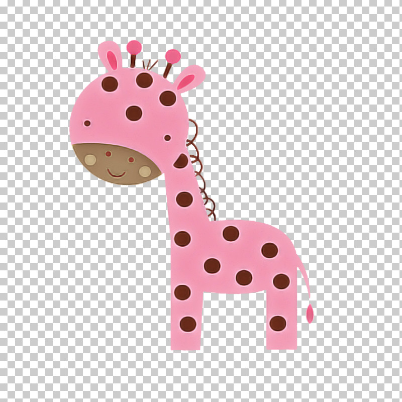 Polka Dot PNG, Clipart, Animal Figure, Giraffe, Giraffidae, Pink, Plush Free PNG Download