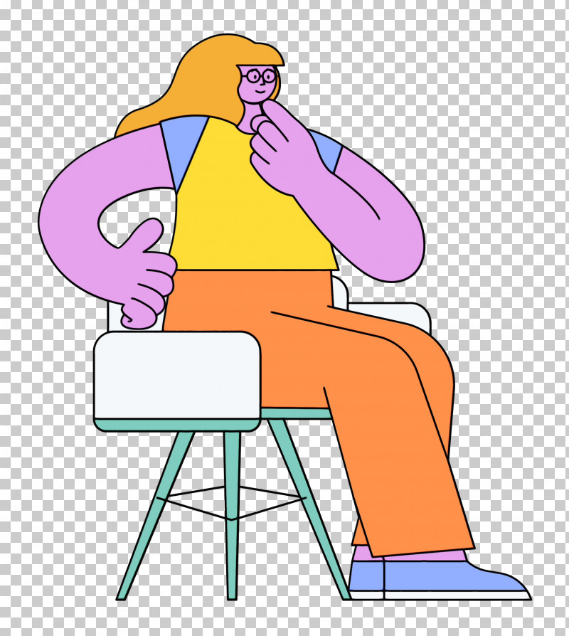 Cartoon Sitting Chair Table Text PNG, Clipart, Cartoon, Cartoon People, Chair, Flower, Logo Free PNG Download