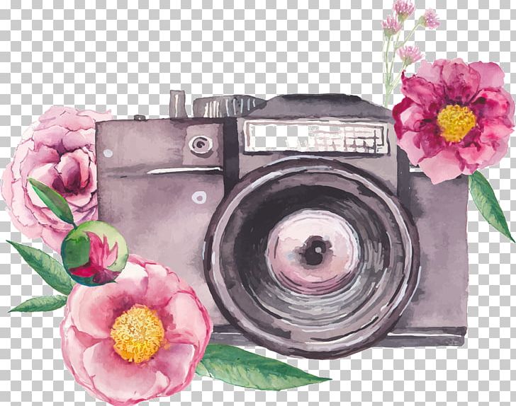 Watercolor Painting Photography Camera PNG, Clipart, Camera, Camera Camera, Cameras Optics, Drawing, Floral Design Free PNG Download