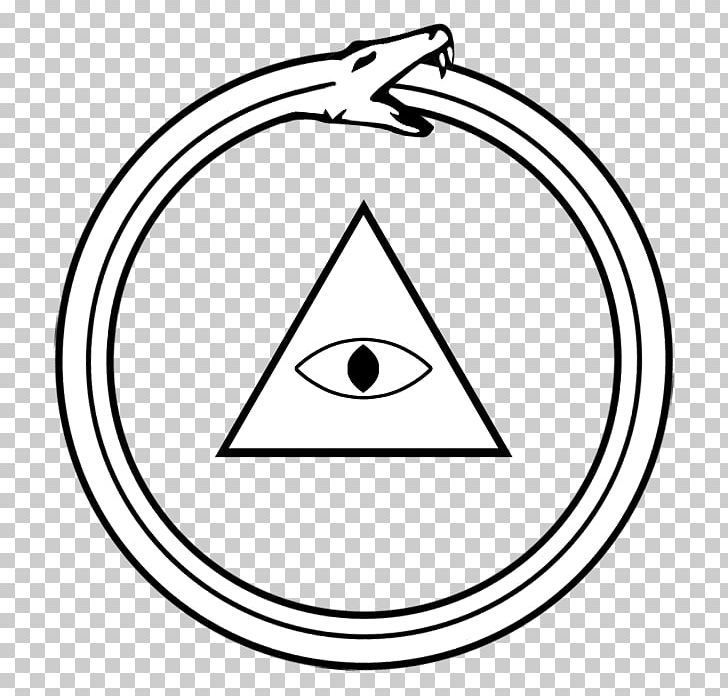 Symbol Ouroboros Eye Of Providence Snake PNG, Clipart, Angle, Area, Black And White, Boa Constrictor, Circle Free PNG Download
