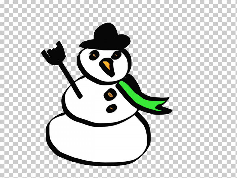 Snowman PNG, Clipart, Cartoon, Line, Line Art, Paint, Smile Free PNG Download