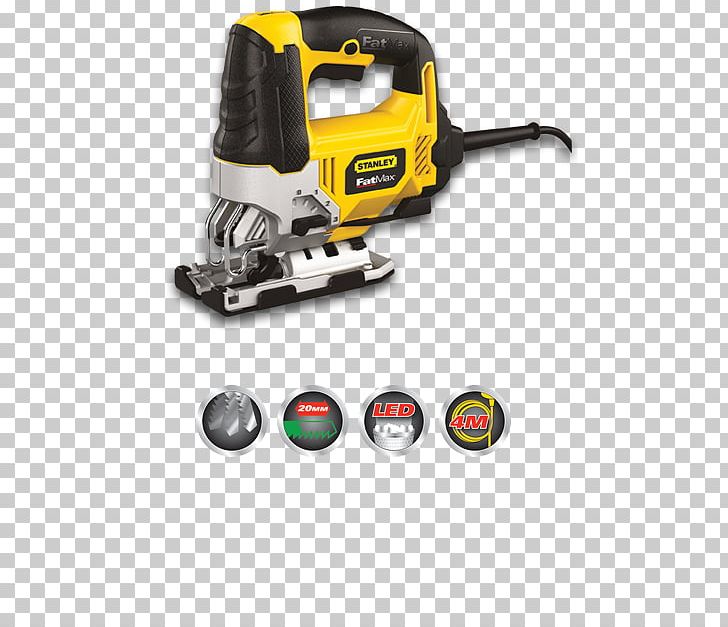 Stanley JIGSAW 710W. Electronics And Pendulous. Stanley Hand Tools Stanley Fatmax 710W 240V 3 Stage Pendulum Action Jigsaw Fme340k-Bqgb Power Tool PNG, Clipart, Angle, Angle Grinder, Blade, Cutting, Hardware Free PNG Download