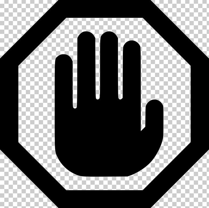 Computer Icons Stop Sign Symbol PNG, Clipart, Area, Black And White, Computer Icons, Finger, Hand Free PNG Download