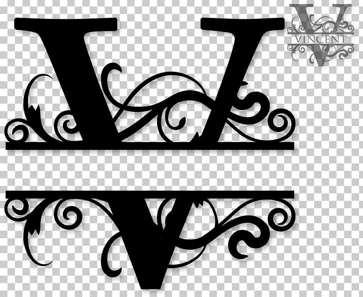 Monogram Letter PNG, Clipart, Alphabet, Angle, Black And White, Clip Art, Decal Free PNG Download