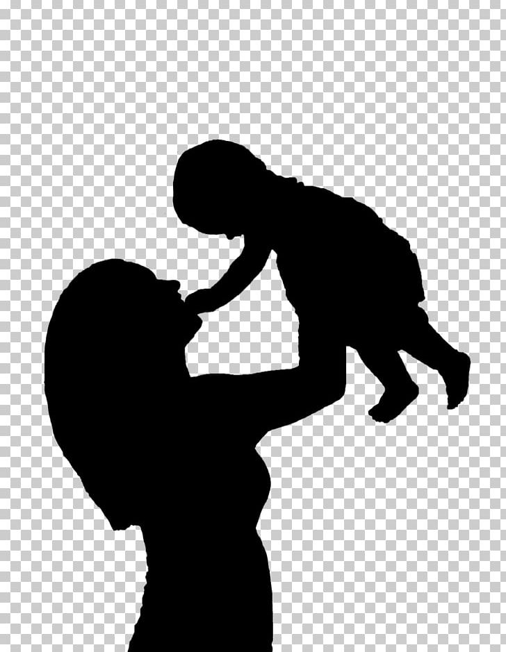 Mother Child Silhouette PNG, Clipart, Arm, Art Child, Baby, Black, Black And White Free PNG Download