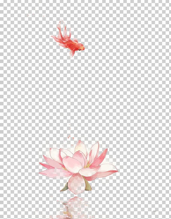 Nelumbo Nucifera Flower Water Lily Drawing Chinese Art PNG, Clipart, Artificial Flower, Asian Art, Blossom, Computer Wallpaper, Cut Flowers Free PNG Download