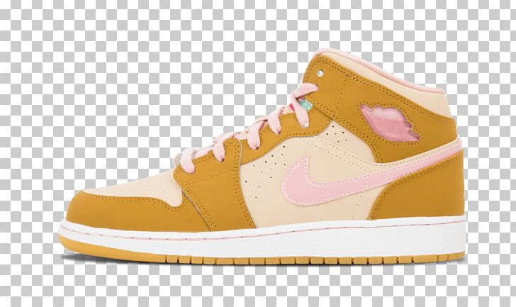 Sports Shoes Air Jordan 1 Mid BG 'Hare' 2015 Youth Sneakers In White PNG, Clipart,  Free PNG Download