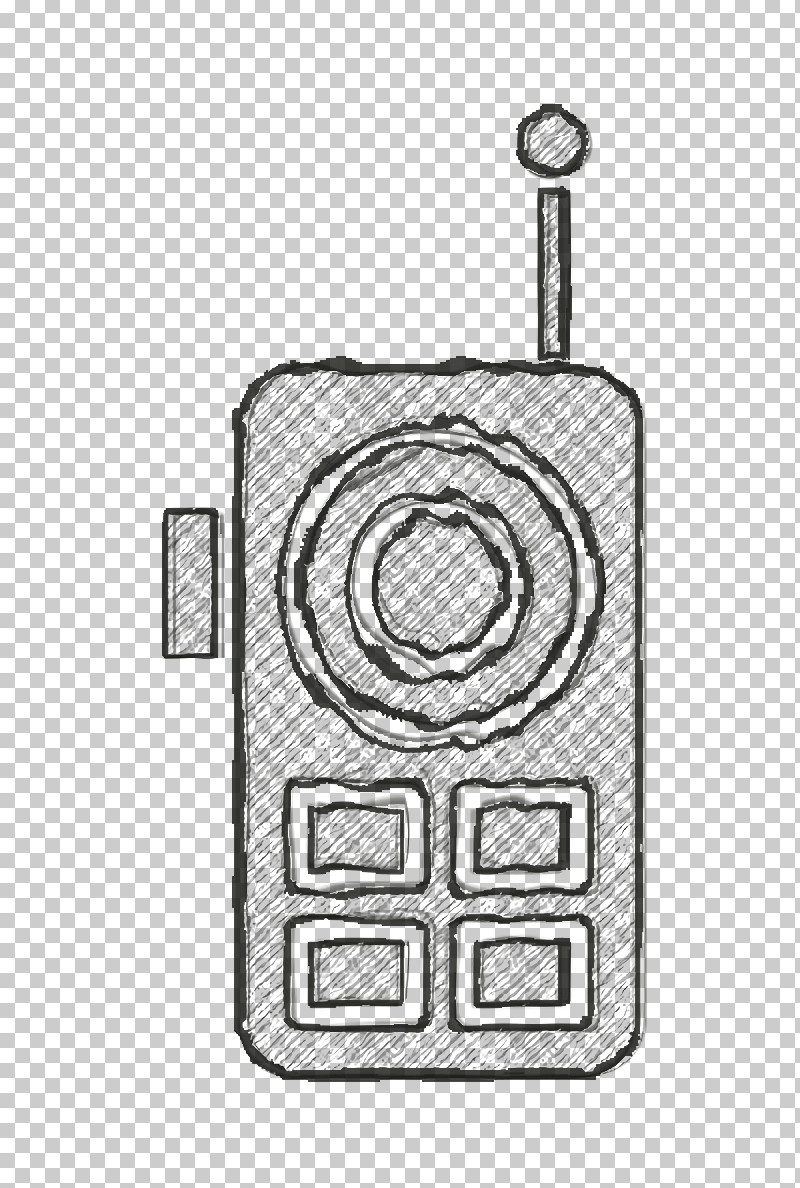 Walkie Talkie Icon Frequency Icon Hunting Icon PNG, Clipart, Frequency Icon, Hunting Icon, Line Art, Technology, Walkie Talkie Icon Free PNG Download