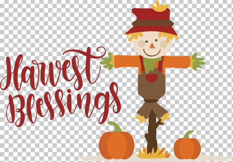 Harvest Blessings Thanksgiving Autumn PNG, Clipart, Autumn, Behavior, Cartoon, Character, Christmas Day Free PNG Download