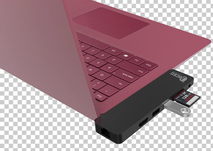 Netbook Surface Laptop Adapter USB-C PNG, Clipart, Adapter, Electronic Device, Electronics, Electronics Accessory, Ethernet Hub Free PNG Download