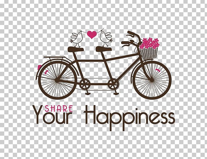 Wedding Invitation Tandem Bicycle PNG, Clipart, Bicycle, Bicycle Accessory, Bicycle Basket, Bicycle Frame, Bicycle Part Free PNG Download