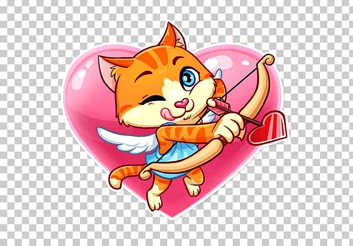 Whiskers Sticker Telegram Cat Love PNG, Clipart, Carnivoran, Cartoon, Cat Like Mammal, Feeling, Fictional Character Free PNG Download