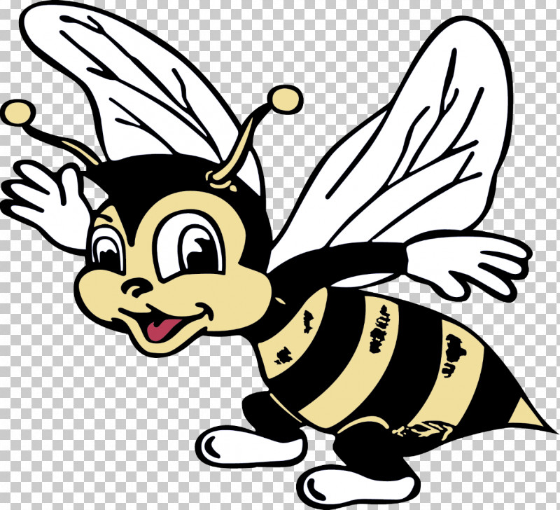 Honey Bee Cartoon Character Bees Yellow PNG, Clipart, Bees, Cartoon, Character, Character Created By, Honey Free PNG Download