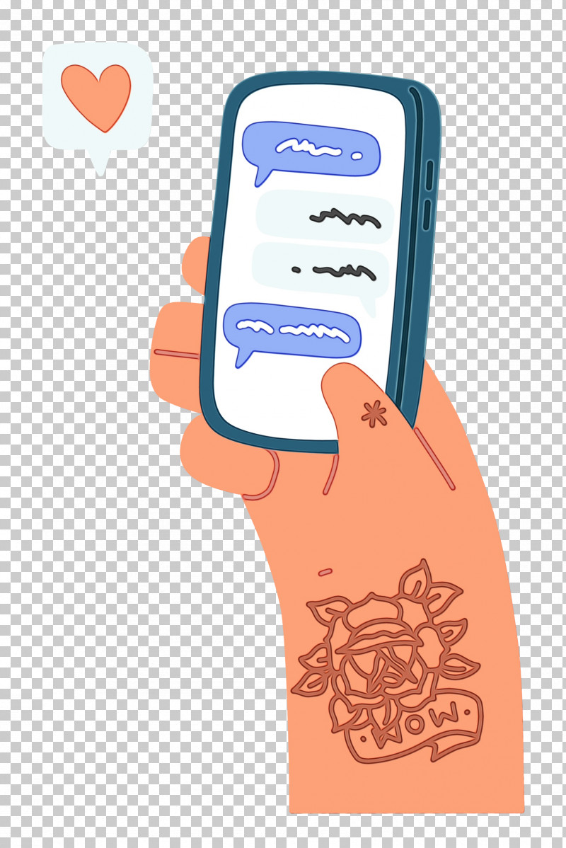 Mobile Phone Cartoon Meter Font H&m PNG, Clipart, Cartoon, Chat, Chatting, Hand, Hm Free PNG Download
