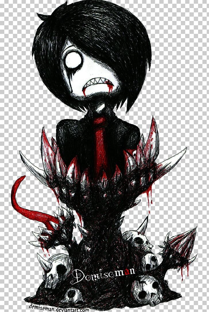 Drawing Emo Gothic Art PNG, Clipart, Anime, Art, Blood, Cartoon, Darkness Free PNG Download