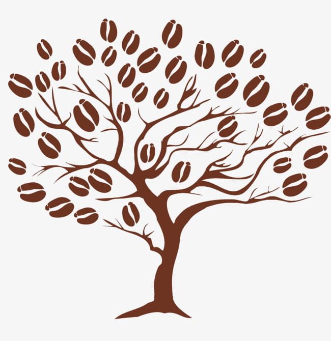 Cartoon Coffee Tree Material PNG, Clipart, Beans, Brown, Cartoon, Cartoon Clipart, Cartoon Clipart Free PNG Download