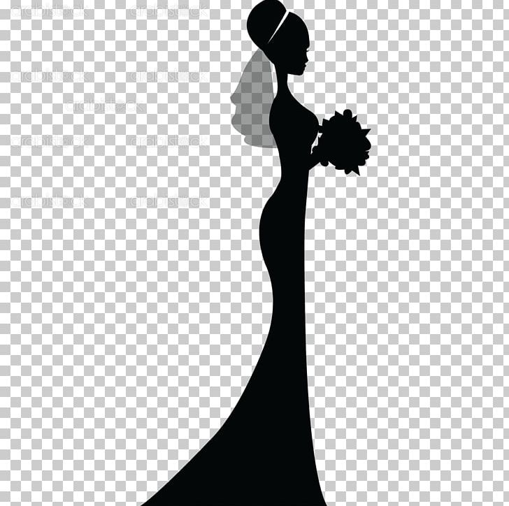 Silhouette Bridegroom Bridesmaid Wedding PNG, Clipart, Animals, Black And White, Bride, Bride And Groom, Bridegroom Free PNG Download