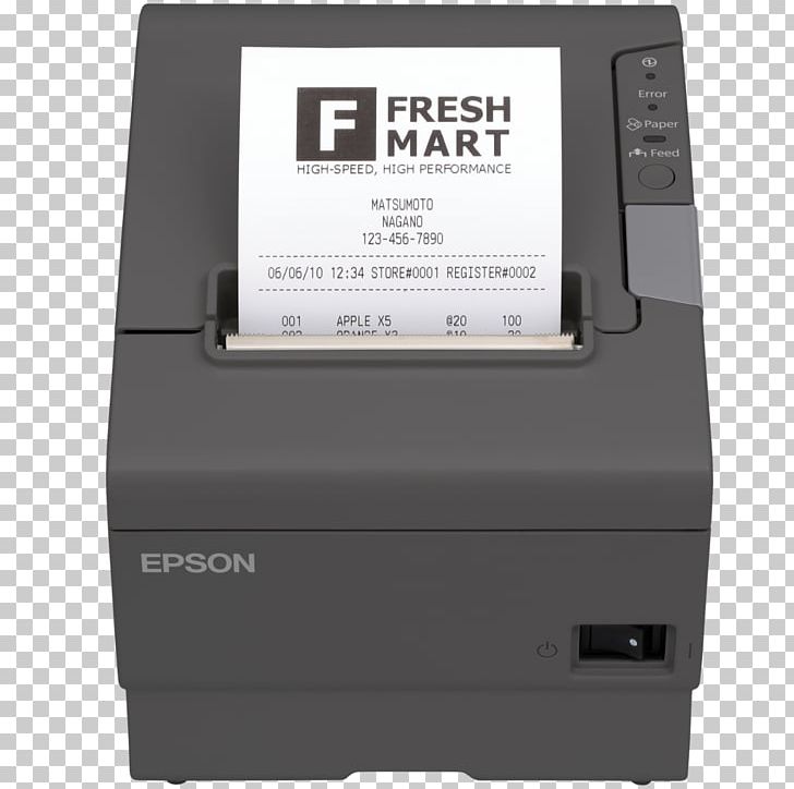 Point Of Sale Printer Epson Thermal Printing PNG, Clipart, Barcode Printer, Device Driver, Electronic Device, Electronics, Epson Free PNG Download