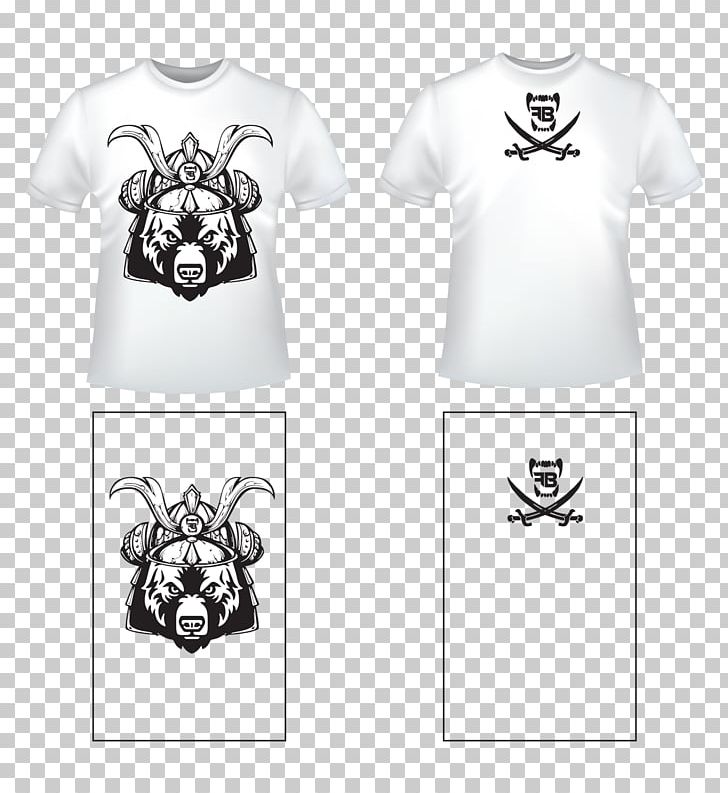 T-shirt Shoulder Logo Bear Font PNG, Clipart, Animal, Bear, Black, Black And White, Brand Free PNG Download