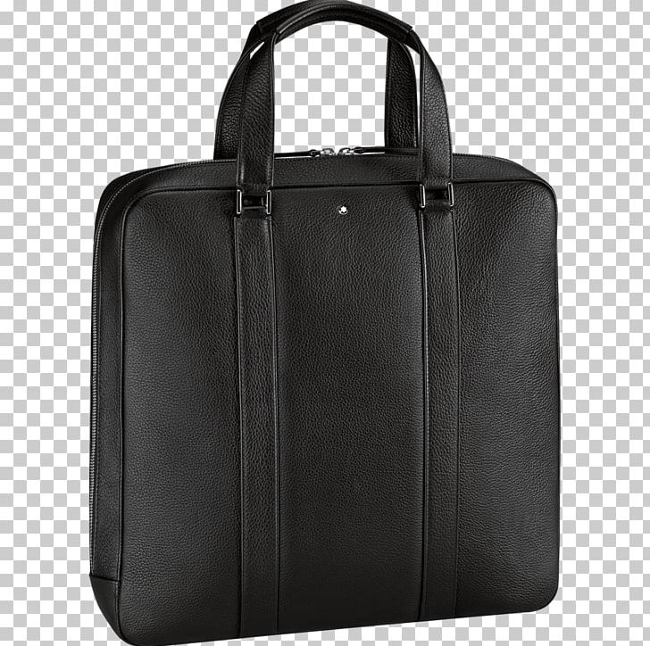 Briefcase Meisterstück Handbag Leather Montblanc PNG, Clipart, Bag, Baggage, Black, Brand, Briefcase Free PNG Download