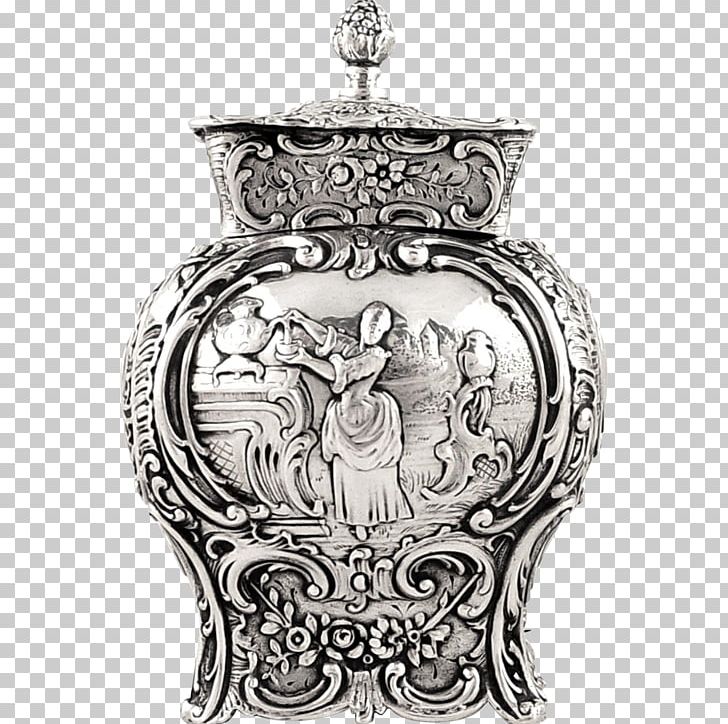 Silver Vase PNG, Clipart, Antique, Artifact, Black And White, Caddy, German Free PNG Download