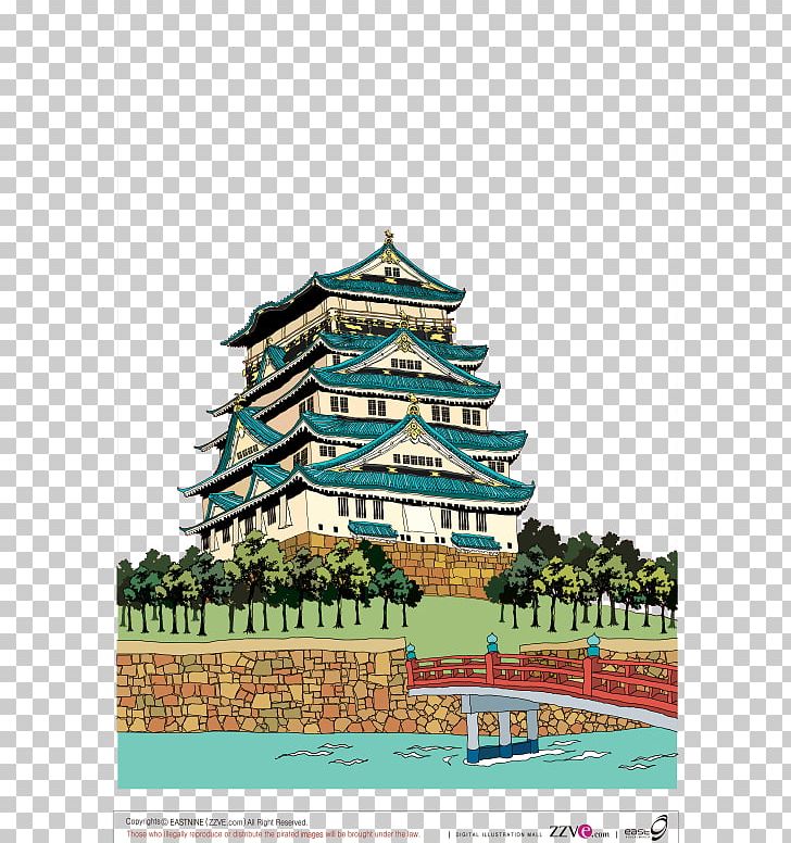 Himeji Castle Osaka Castle Nagoya Castle Kumamoto Castle PNG, Clipart, Building, Cartoon Castle, Castle, Castle Vector, Chinese Architecture Free PNG Download