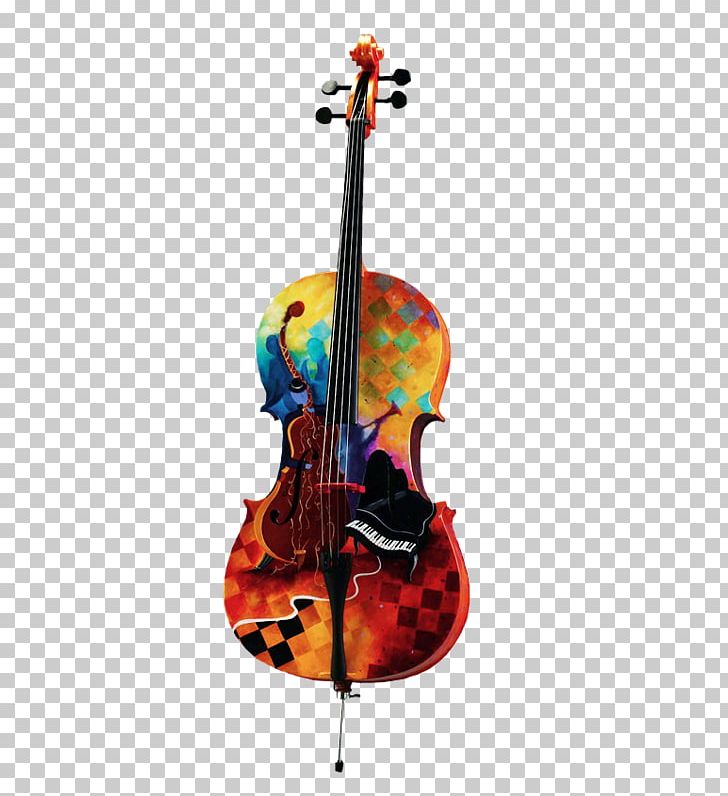 Cello Musical Instrument Painting Violin PNG, Clipart, Art, Artist, Bass Violin, Bowed String Instrument, Color Pencil Free PNG Download