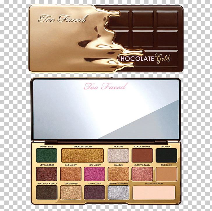 Too Faced Chocolate Gold Eye Shadow Palette Too Faced Chocolate Bar Too Faced Natural Eye Shadow Palette Cosmetics PNG, Clipart, Bobbi Brown Metallic Eye Shadow, Color, Cosmetics, Eye Shadow, Gold Free PNG Download