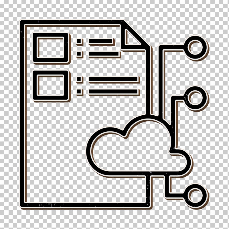 Digital Service Icon Cloud Icon Document Icon PNG, Clipart, Cloud Icon, Digital Service Icon, Document Icon, Line, Line Art Free PNG Download