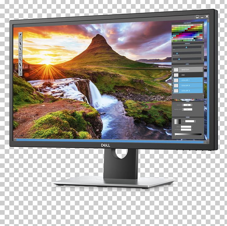 Dell Computer Monitors High-dynamic-range Imaging Ultra-high-definition Television 4K Resolution PNG, Clipart, 4k Resolution, Brightness, Computer Monitor, Computer Monitor Accessory, Computer Wallpaper Free PNG Download