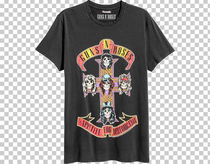 Appetite For Destruction T-shirt Guns N' Roses Album Cover PNG, Clipart, Album, Album Cover, Appetite For Destruction, Art, Black Free PNG Download