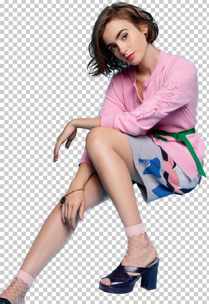 Lily Collins Television PNG, Clipart, Brown Hair, Deviantart, Fashion Model, Female, Footwear Free PNG Download