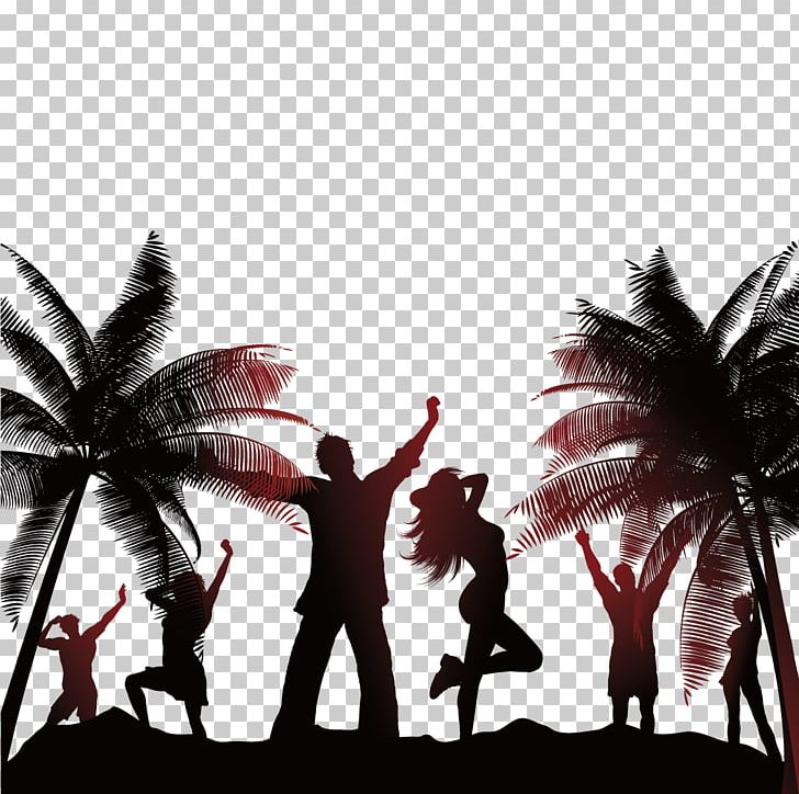 Beach Party Stock Photography Illustration PNG, Clipart, Beach, Beach Party, Beach People, Coconut Tree, Computer Wallpaper Free PNG Download