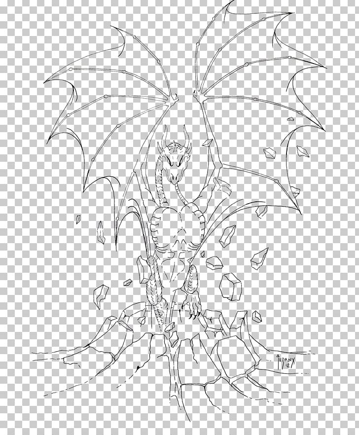 Fairy White Line Art Sketch PNG, Clipart, Artwork, Black And White, Branch, Drawing, Fairy Free PNG Download