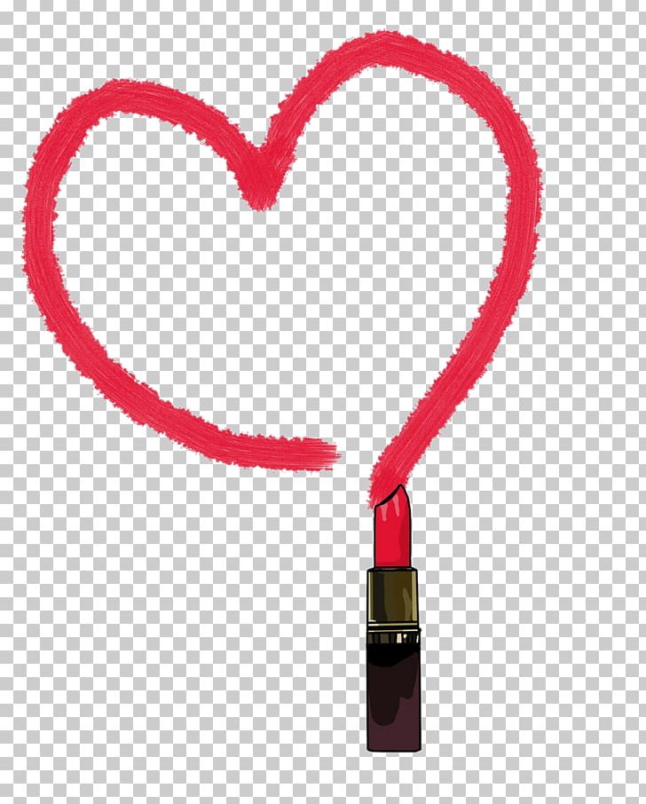 Lipstick Heart Cosmetics PNG, Clipart, Broken Heart, Drawing, Gloss, Heart Beat, Hearts Free PNG Download