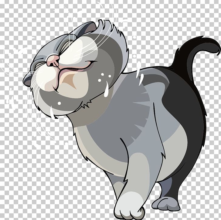Whiskers Dog Cat Cartoon Illustration PNG, Clipart, Animal, Animal Illustration, Animals, Black, Carnivoran Free PNG Download