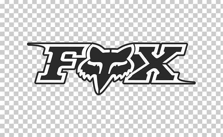 Fox Racing Sticker Motorcycle Motocross Decal PNG, Clipart, Angle, Area, Black, Black And White, Brand Free PNG Download