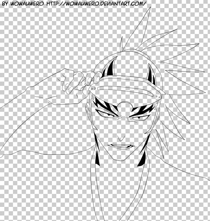 Renji Abarai Line Art Heru42 Sketch PNG, Clipart, Arm, Art, Artist, Black, Black And White Free PNG Download