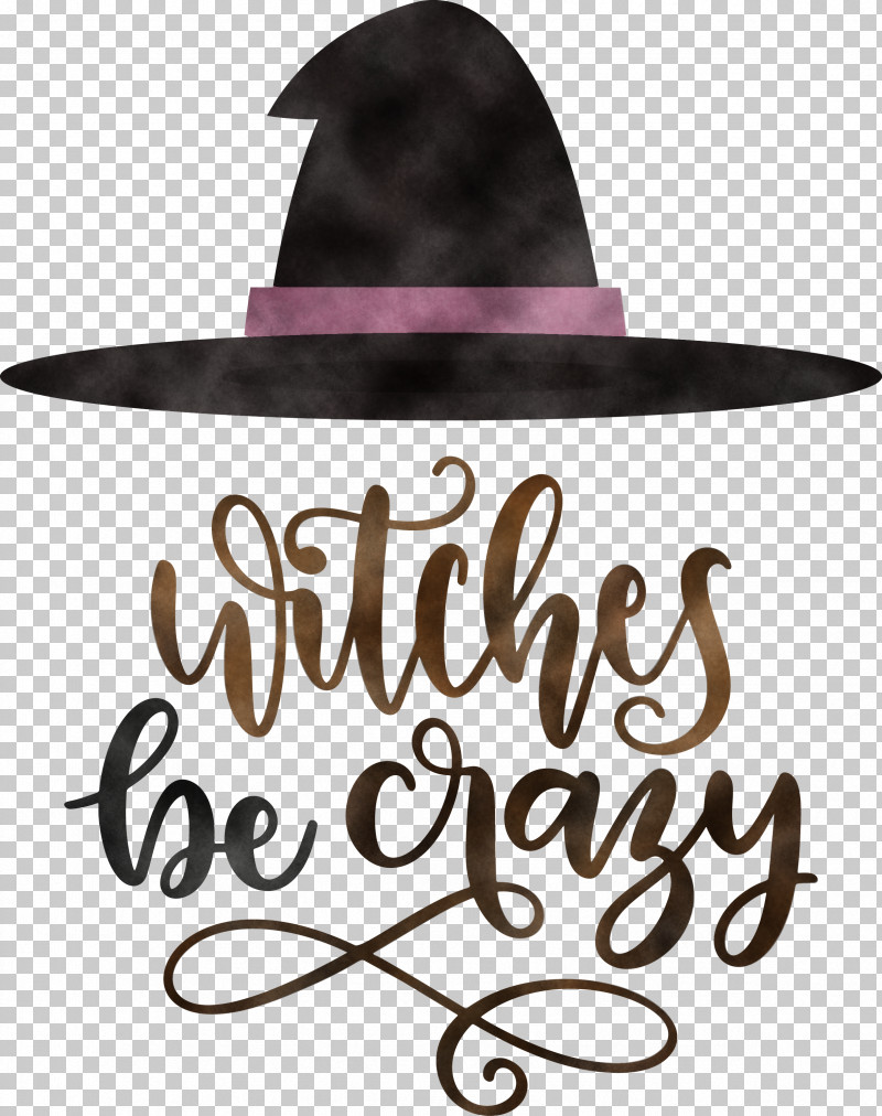 Happy Halloween Witches Be Crazy PNG, Clipart, Happy Halloween, Hat, Meter, Purple Free PNG Download