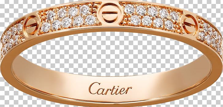 Cartier Love Bracelet Ring Jewellery Diamond PNG, Clipart, Bangle, Body Jewelry, Bracelet, Brilliant, Carat Free PNG Download