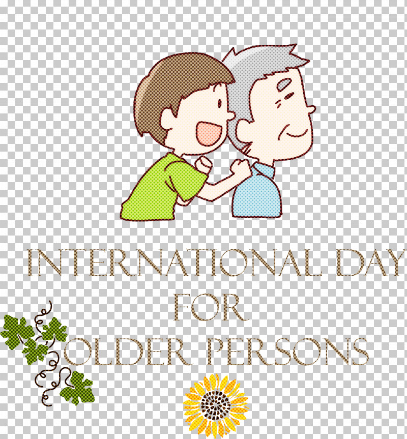 International Day For Older Persons International Day Of Older Persons PNG, Clipart, Behavior, Cartoon, Flower, Happiness, Human Free PNG Download
