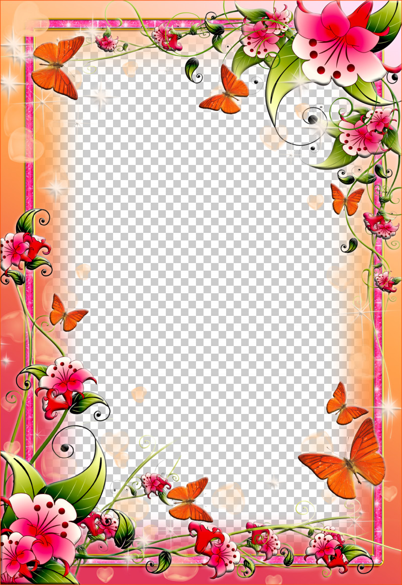 Lily Flower Frame Floral Frame PNG, Clipart, Computer, Floral Design, Floral Frame, Flower, Flower Bouquet Free PNG Download