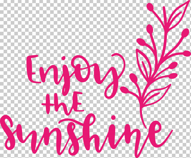 Sunshine Enjoy The Sunshine PNG, Clipart, Biology, Floral Design, Flower, Geometry, Line Free PNG Download