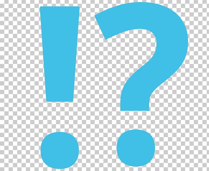 Exclamation Mark Question Mark Emoji Computer Icons PNG, Clipart, Aqua, Azure, Blue, Brand, Character Free PNG Download