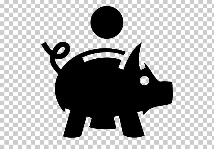 Computer Icons Piggy Bank PNG, Clipart, Bank, Black, Black And White, Carnivoran, Cat Free PNG Download