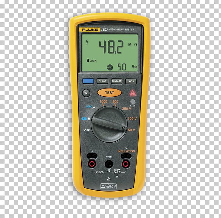 Multimeter Fluke Corporation Megohmmeter Electric Potential Difference Current Clamp PNG, Clipart, Current Clamp, Electronics, Electronic Test Equipment, Extech Instruments, Fluke Corporation Free PNG Download