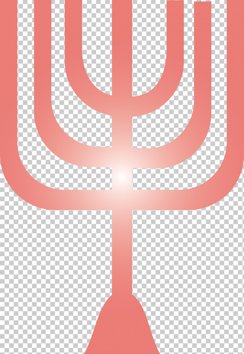 Pink Line Menorah Symbol Cross PNG, Clipart, Candle Holder, Cross, Line, Menorah, Pink Free PNG Download