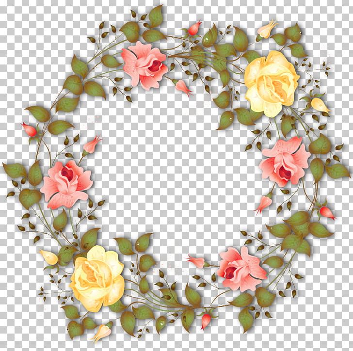 Flower Wreath Garland PNG, Clipart, Artificial Flower, Border, Border Texture, Cut Flowers, Download Free PNG Download
