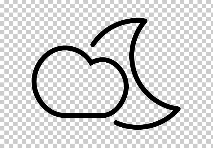 Computer Icons Moon Cloud PNG, Clipart, Area, Black, Black And White, Circle, Cloud Free PNG Download